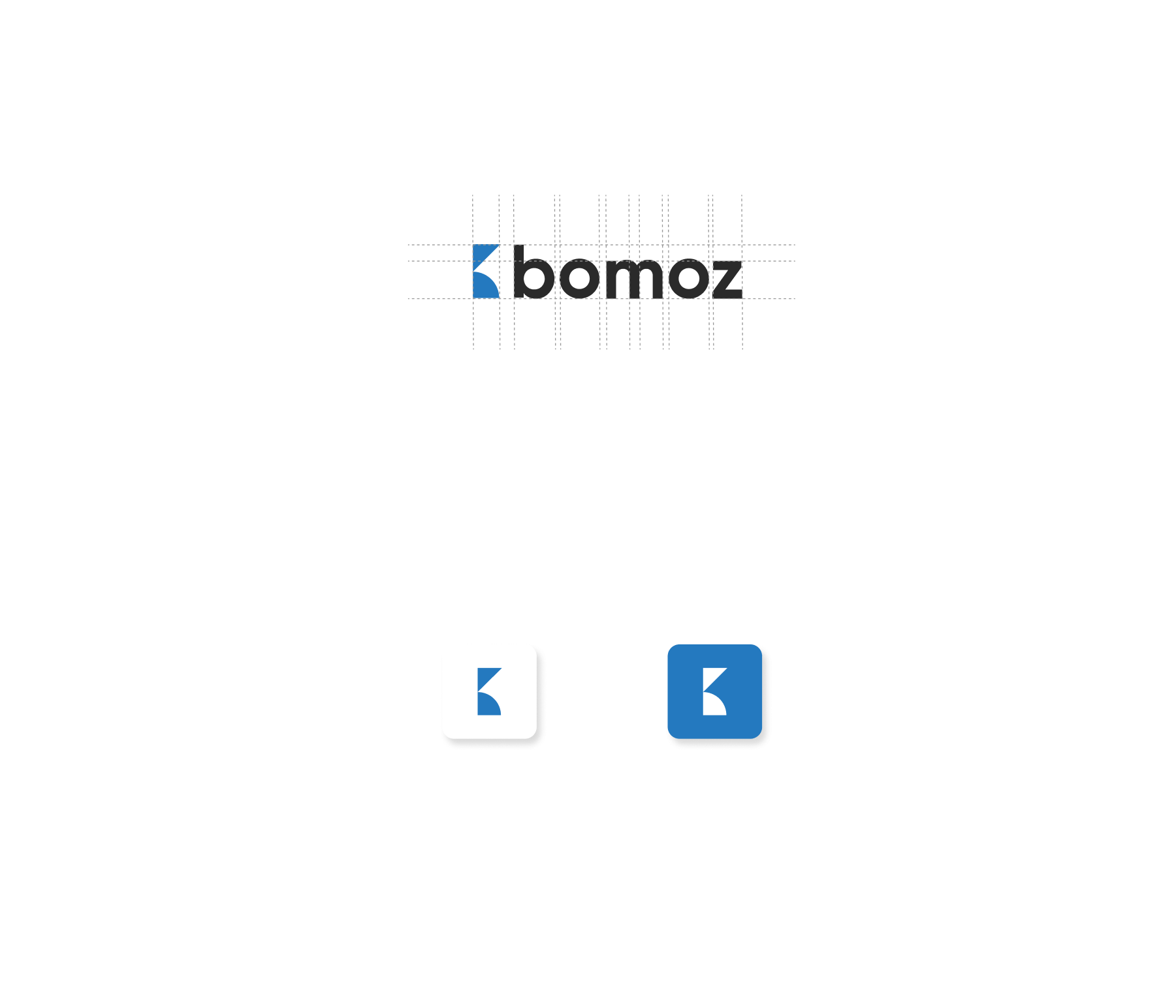 Bomoz landing page — responsive layout