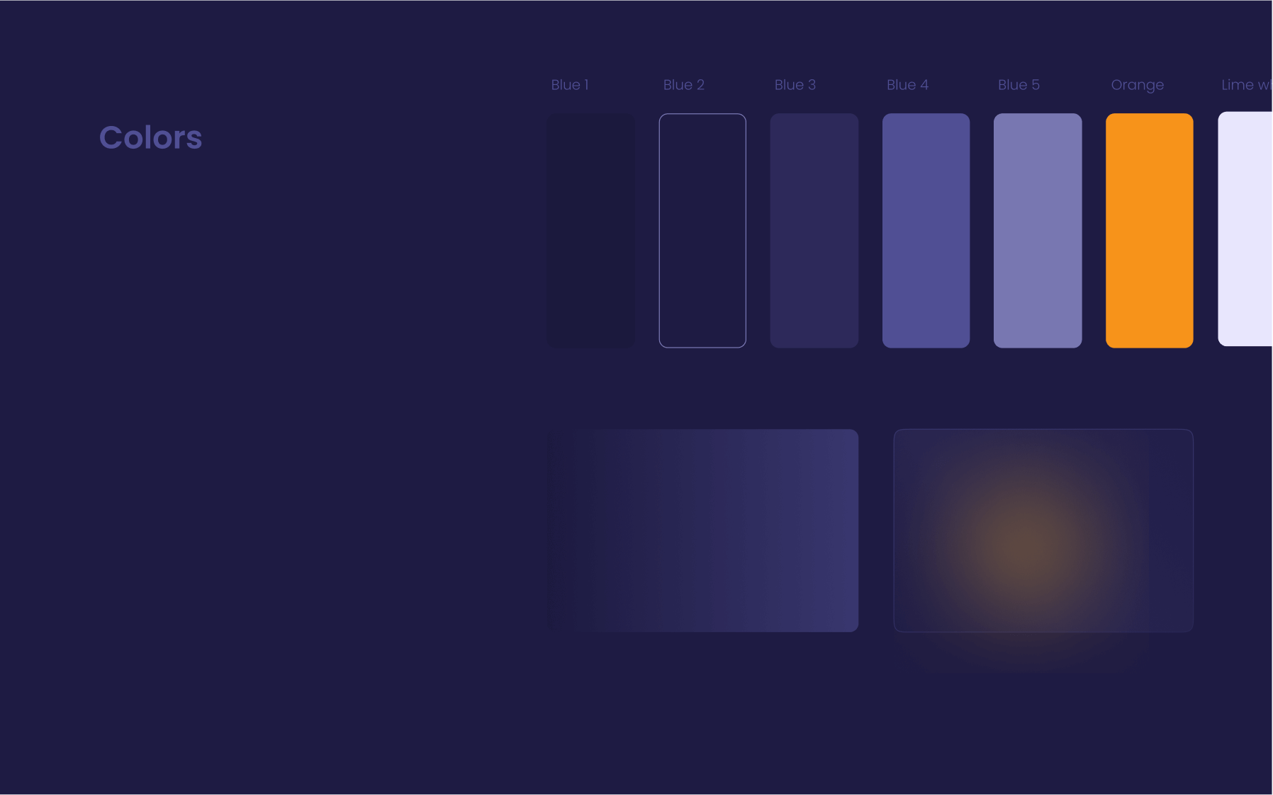 Tokenora design system — color palette