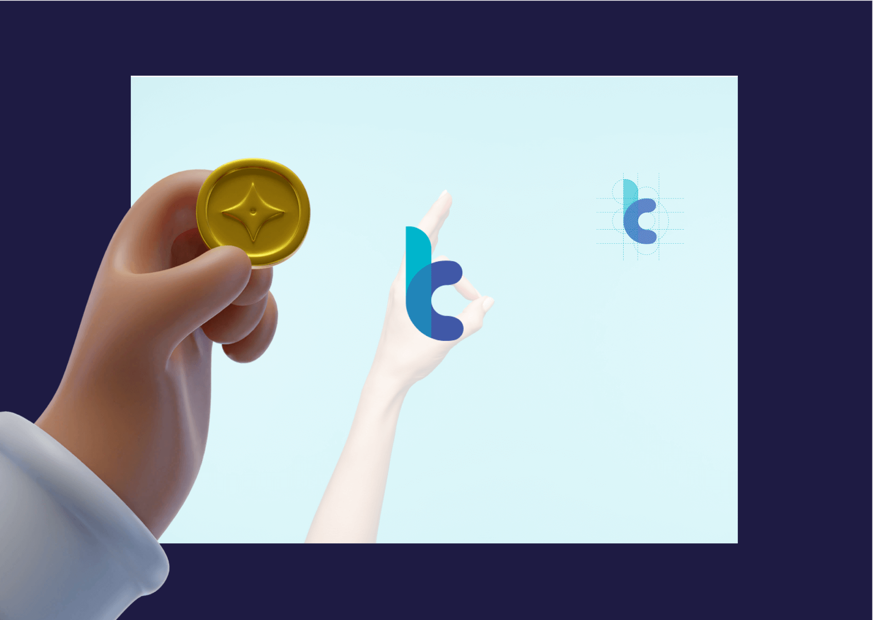 Tokenora landing page — layout and components