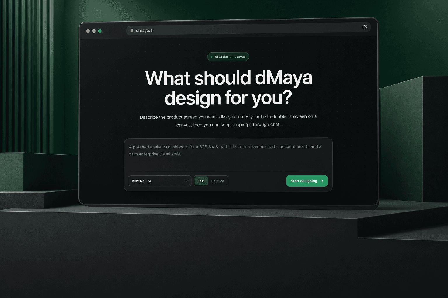 dMaya desktop interface
